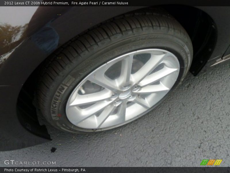Fire Agate Pearl / Caramel Nuluxe 2012 Lexus CT 200h Hybrid Premium