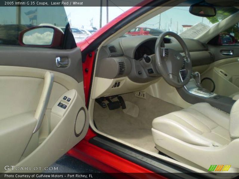 Laser Red / Wheat 2005 Infiniti G 35 Coupe