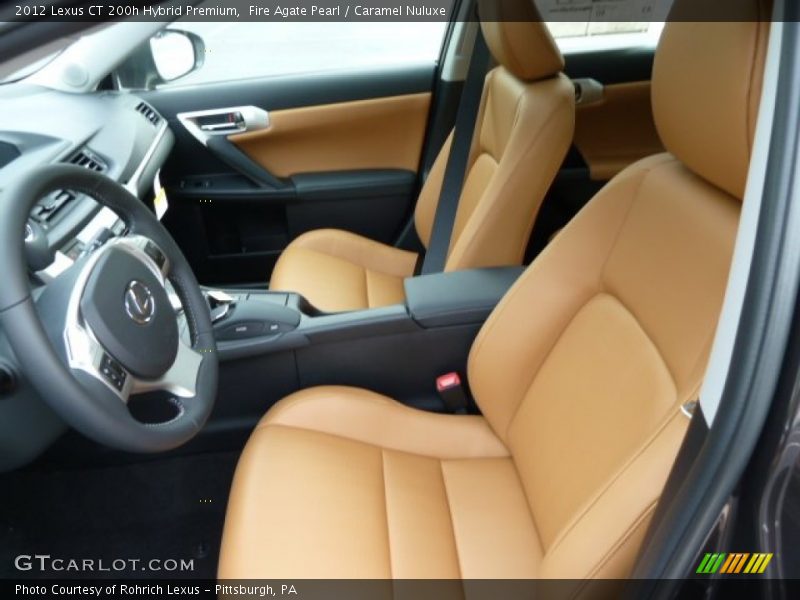  2012 CT 200h Hybrid Premium Caramel Nuluxe Interior