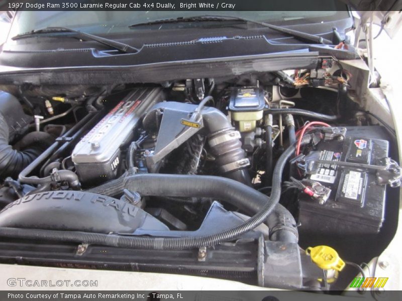  1997 Ram 3500 Laramie Regular Cab 4x4 Dually Engine - 5.9 Liter OHV 12-Valve Cummins Turbo Diesel Inline 6 Cylinder