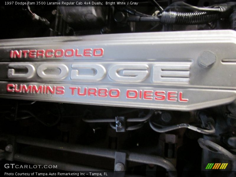  1997 Ram 3500 Laramie Regular Cab 4x4 Dually Engine - 5.9 Liter OHV 12-Valve Cummins Turbo Diesel Inline 6 Cylinder