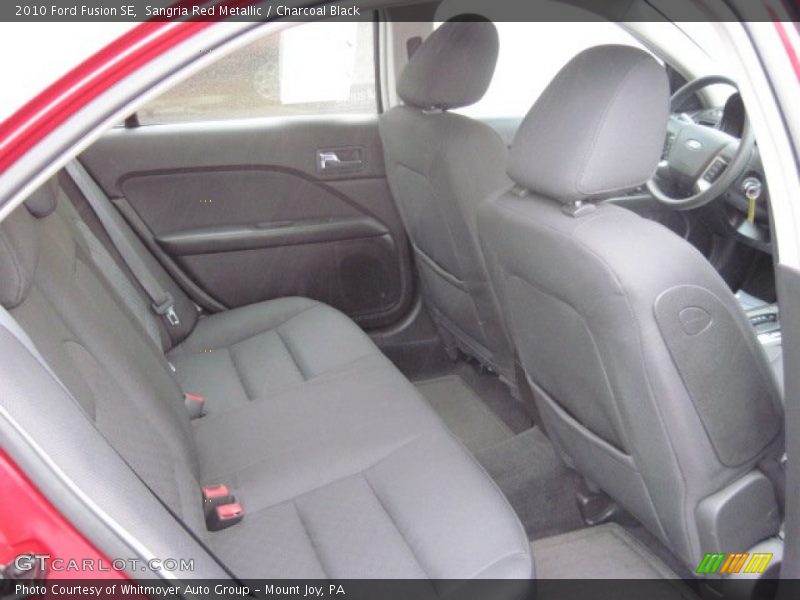 Sangria Red Metallic / Charcoal Black 2010 Ford Fusion SE