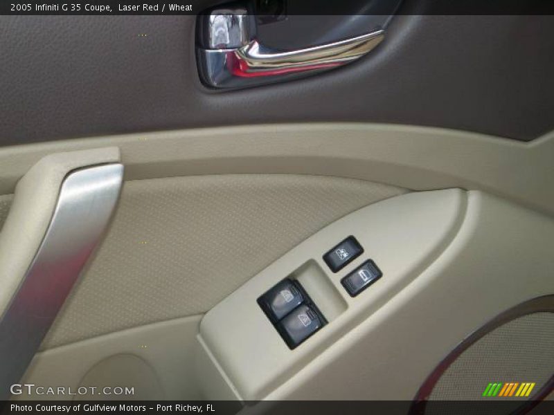 Laser Red / Wheat 2005 Infiniti G 35 Coupe