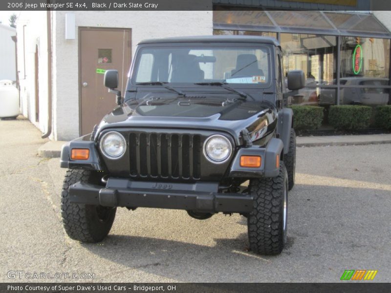 Black / Dark Slate Gray 2006 Jeep Wrangler SE 4x4