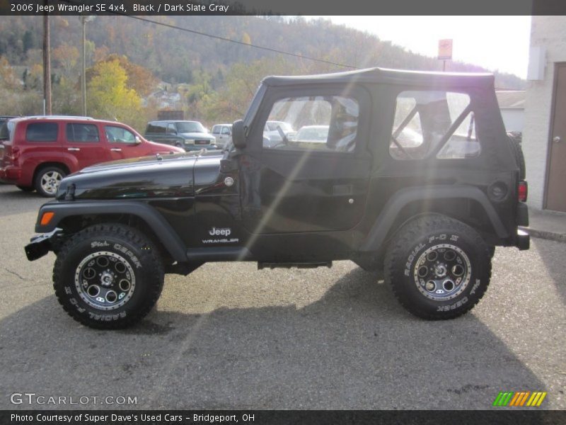 Black / Dark Slate Gray 2006 Jeep Wrangler SE 4x4
