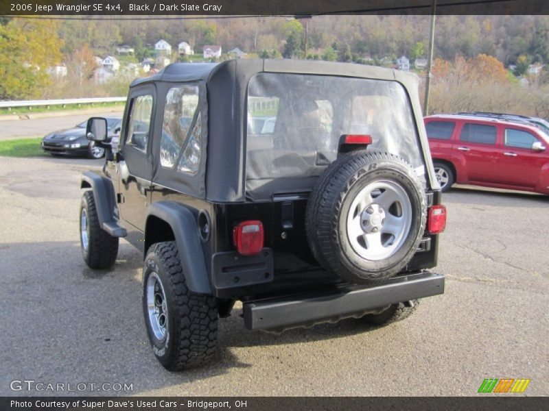 Black / Dark Slate Gray 2006 Jeep Wrangler SE 4x4