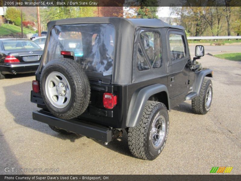 Black / Dark Slate Gray 2006 Jeep Wrangler SE 4x4