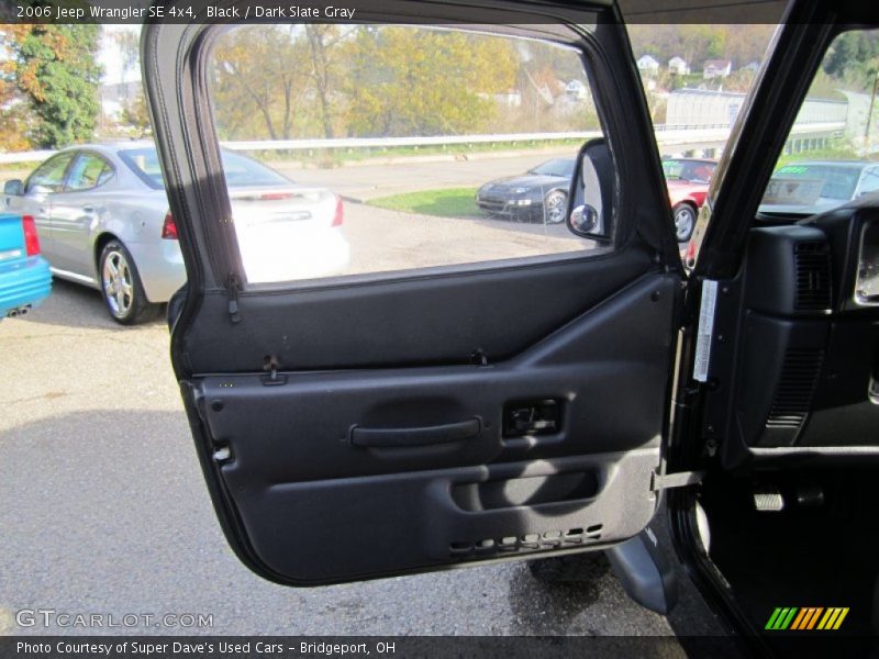 Black / Dark Slate Gray 2006 Jeep Wrangler SE 4x4