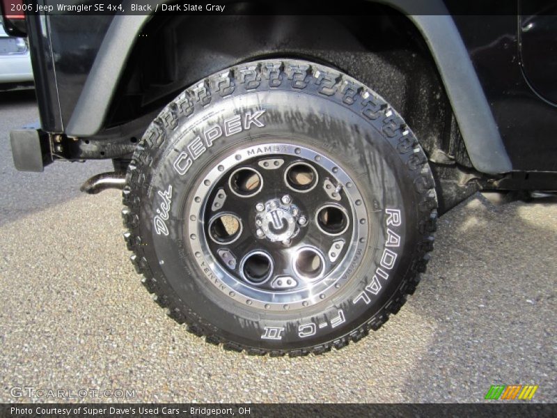 Black / Dark Slate Gray 2006 Jeep Wrangler SE 4x4