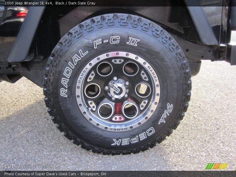 Black / Dark Slate Gray 2006 Jeep Wrangler SE 4x4