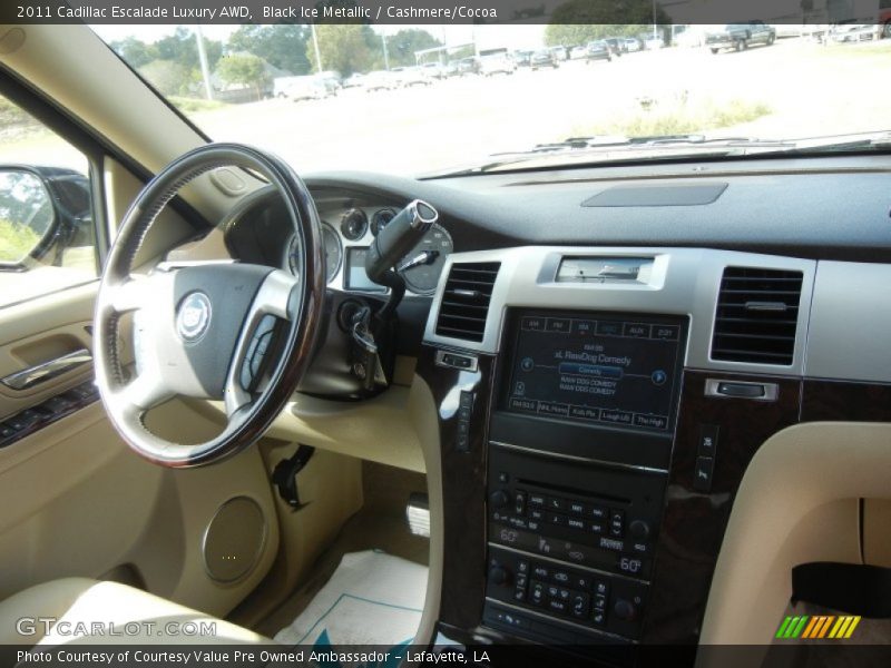 Black Ice Metallic / Cashmere/Cocoa 2011 Cadillac Escalade Luxury AWD