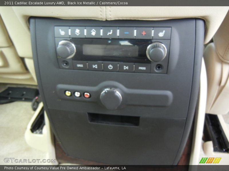 Black Ice Metallic / Cashmere/Cocoa 2011 Cadillac Escalade Luxury AWD