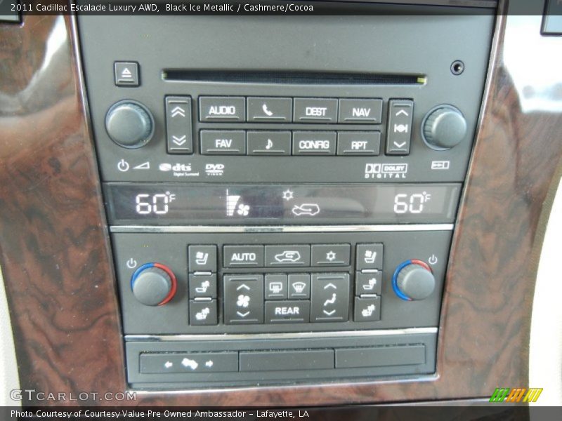 Black Ice Metallic / Cashmere/Cocoa 2011 Cadillac Escalade Luxury AWD