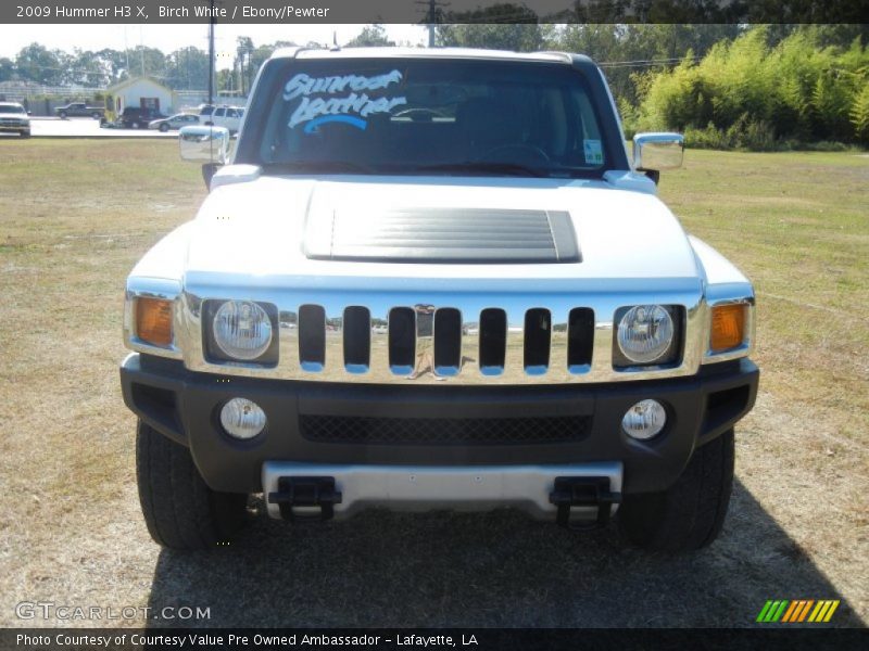 Birch White / Ebony/Pewter 2009 Hummer H3 X