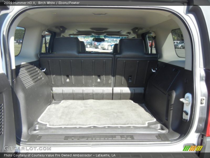 Birch White / Ebony/Pewter 2009 Hummer H3 X
