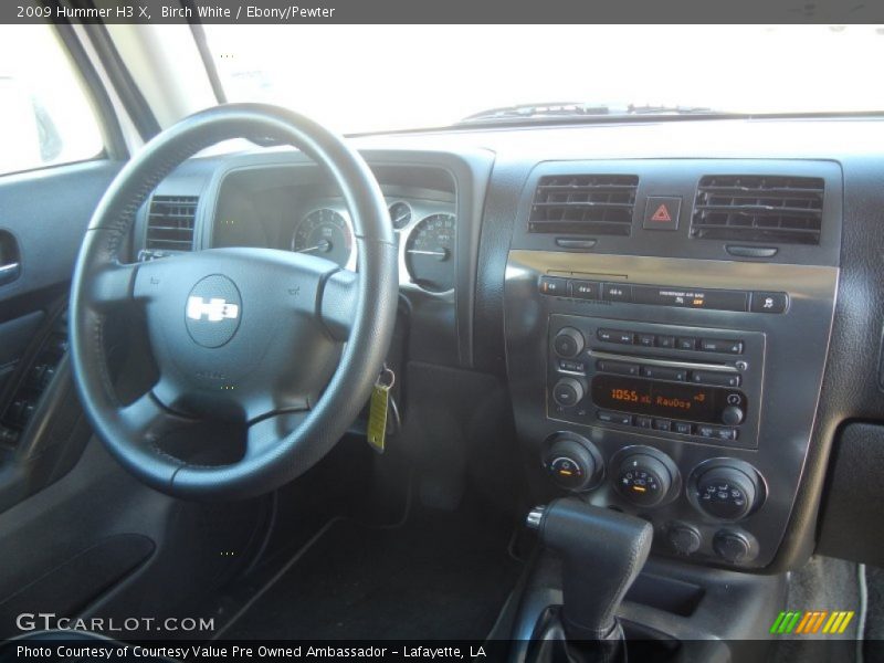 Birch White / Ebony/Pewter 2009 Hummer H3 X