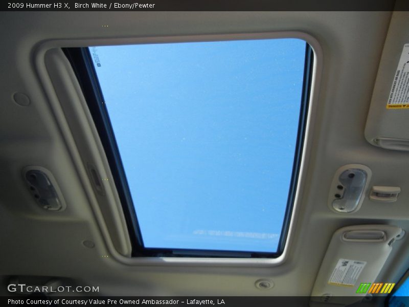 Birch White / Ebony/Pewter 2009 Hummer H3 X