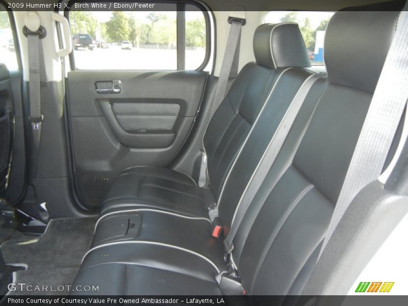 Birch White / Ebony/Pewter 2009 Hummer H3 X