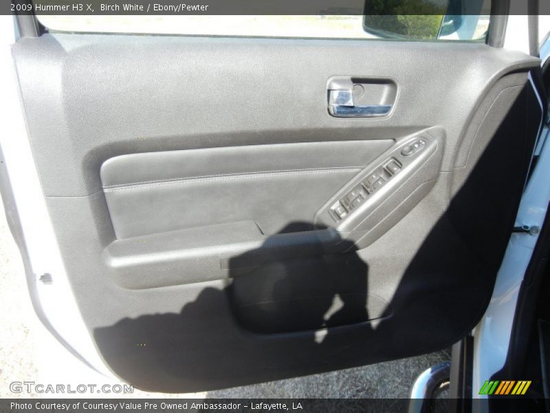 Birch White / Ebony/Pewter 2009 Hummer H3 X
