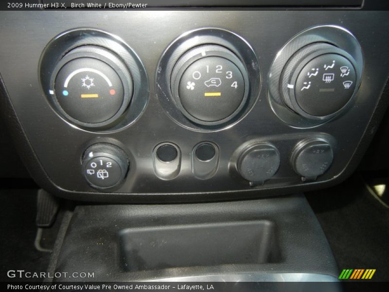 Birch White / Ebony/Pewter 2009 Hummer H3 X