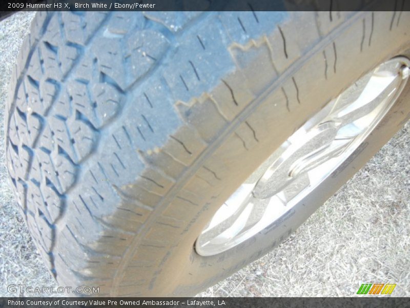 Birch White / Ebony/Pewter 2009 Hummer H3 X