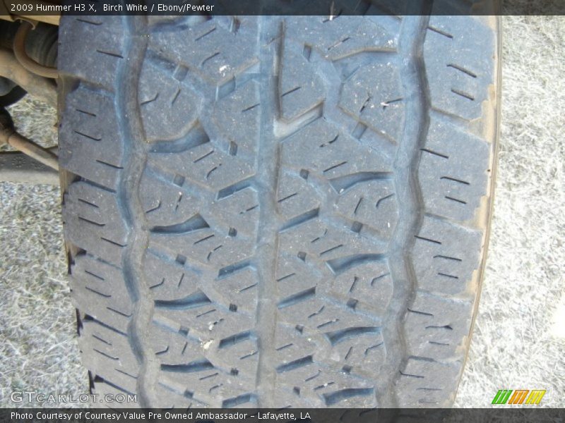 Birch White / Ebony/Pewter 2009 Hummer H3 X