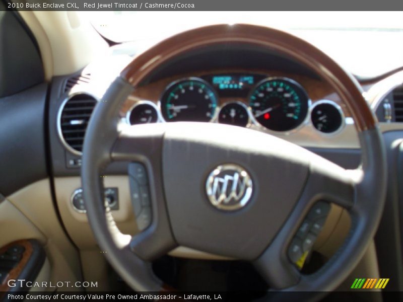 Red Jewel Tintcoat / Cashmere/Cocoa 2010 Buick Enclave CXL
