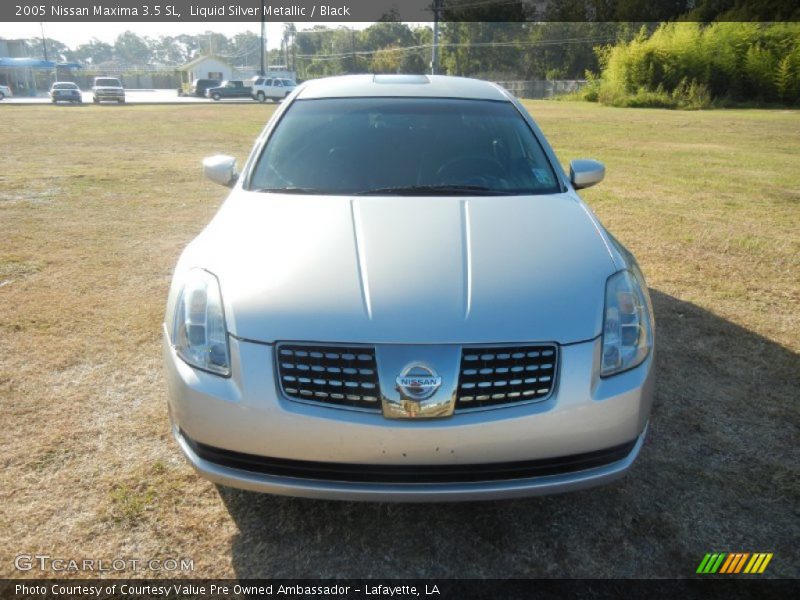 Liquid Silver Metallic / Black 2005 Nissan Maxima 3.5 SL