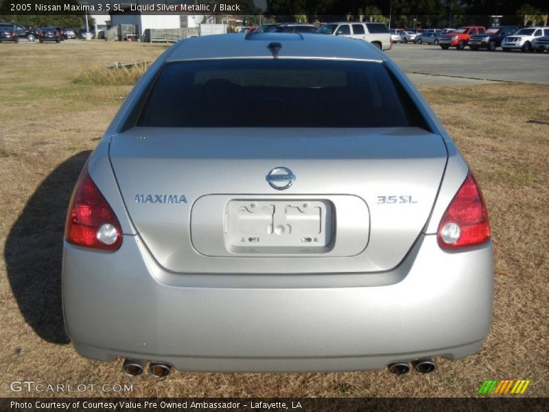Liquid Silver Metallic / Black 2005 Nissan Maxima 3.5 SL