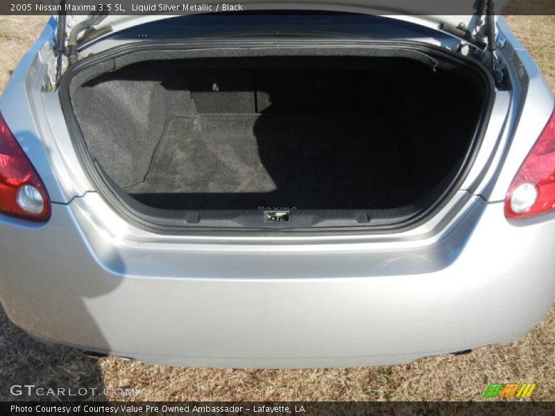 Liquid Silver Metallic / Black 2005 Nissan Maxima 3.5 SL