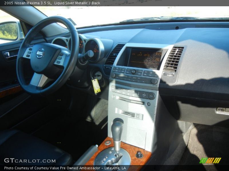 Liquid Silver Metallic / Black 2005 Nissan Maxima 3.5 SL