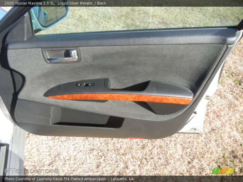 Liquid Silver Metallic / Black 2005 Nissan Maxima 3.5 SL