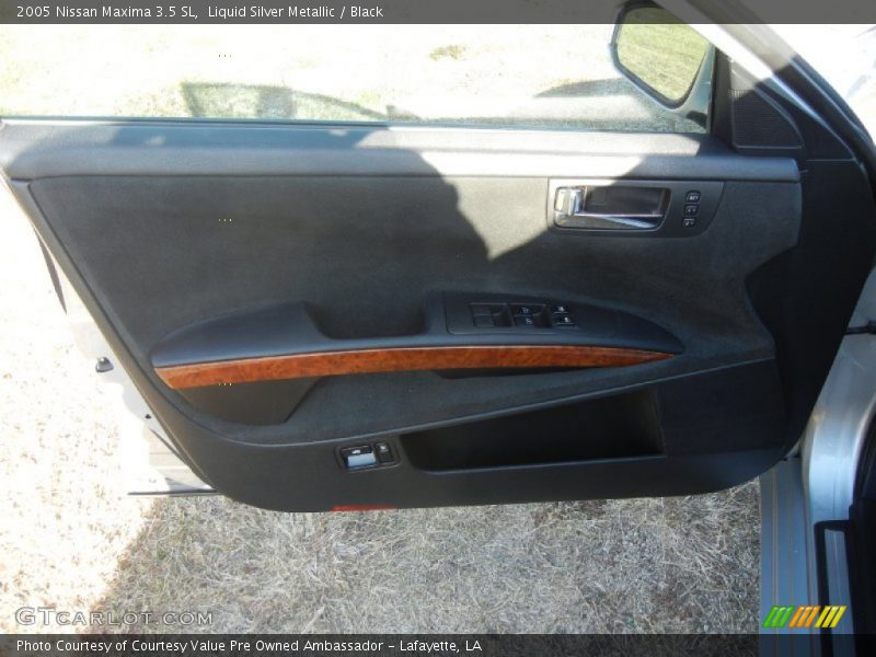 Liquid Silver Metallic / Black 2005 Nissan Maxima 3.5 SL