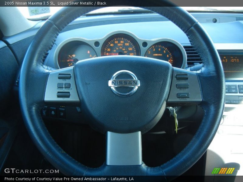 Liquid Silver Metallic / Black 2005 Nissan Maxima 3.5 SL