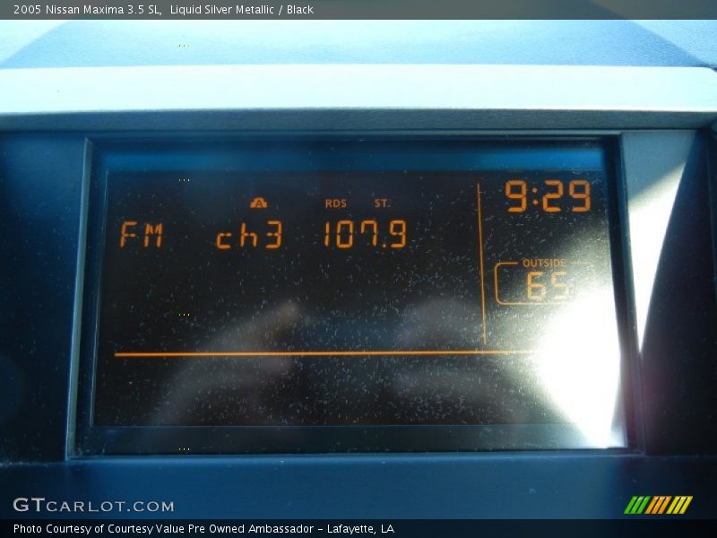 Liquid Silver Metallic / Black 2005 Nissan Maxima 3.5 SL