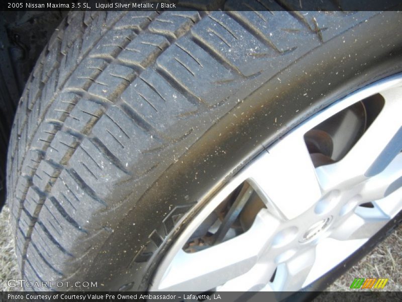 Liquid Silver Metallic / Black 2005 Nissan Maxima 3.5 SL