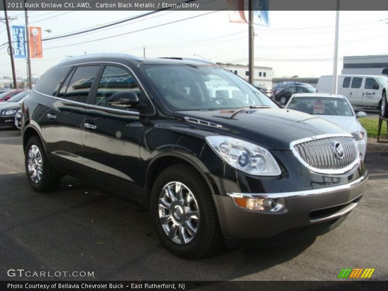 Carbon Black Metallic / Ebony/Ebony 2011 Buick Enclave CXL AWD