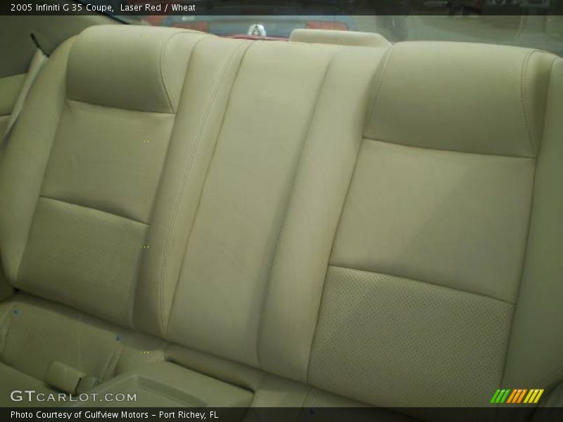 Laser Red / Wheat 2005 Infiniti G 35 Coupe