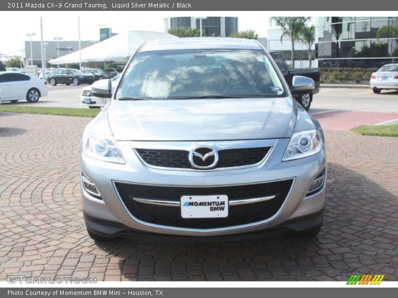 Liquid Silver Metallic / Black 2011 Mazda CX-9 Grand Touring