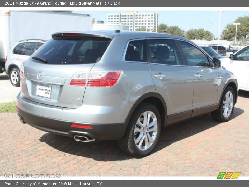 Liquid Silver Metallic / Black 2011 Mazda CX-9 Grand Touring