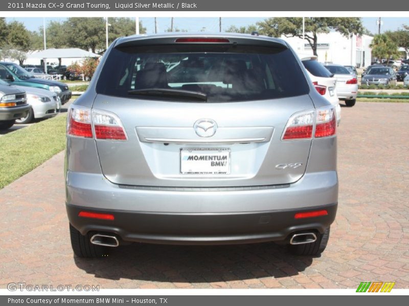 Liquid Silver Metallic / Black 2011 Mazda CX-9 Grand Touring