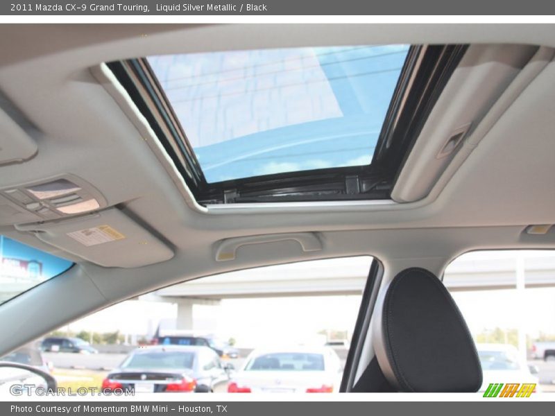 Liquid Silver Metallic / Black 2011 Mazda CX-9 Grand Touring