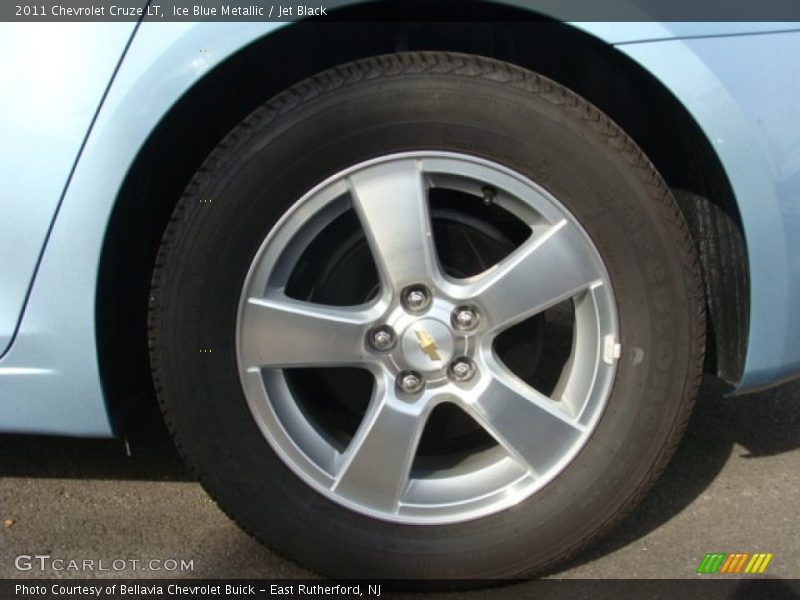 Ice Blue Metallic / Jet Black 2011 Chevrolet Cruze LT