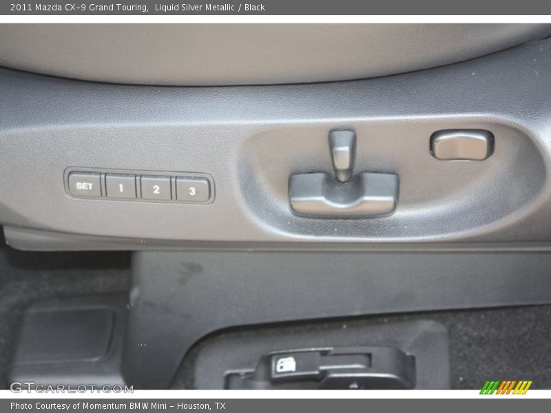 Liquid Silver Metallic / Black 2011 Mazda CX-9 Grand Touring