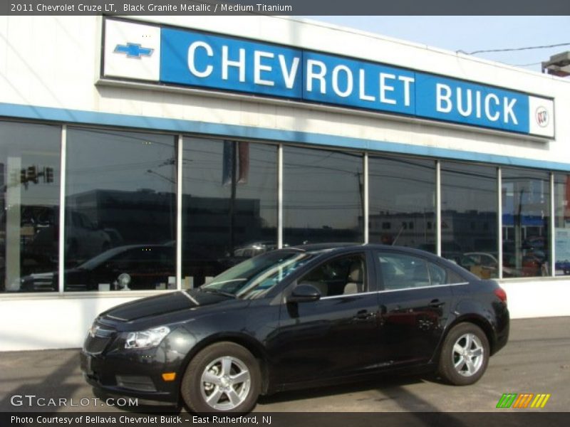 Black Granite Metallic / Medium Titanium 2011 Chevrolet Cruze LT