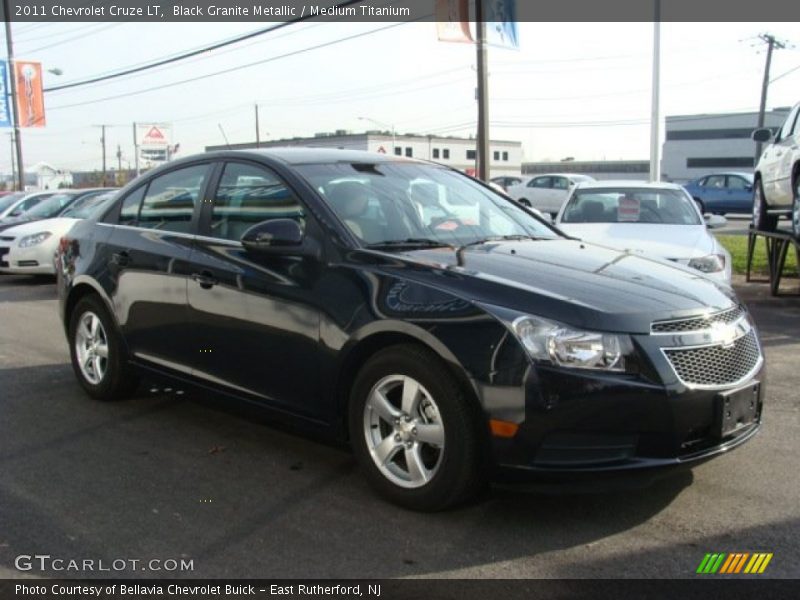 Black Granite Metallic / Medium Titanium 2011 Chevrolet Cruze LT