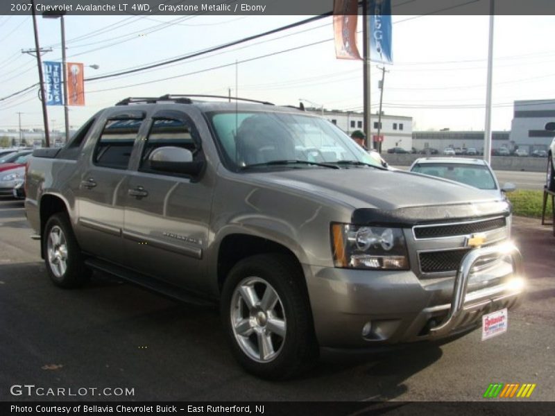 Graystone Metallic / Ebony 2007 Chevrolet Avalanche LT 4WD