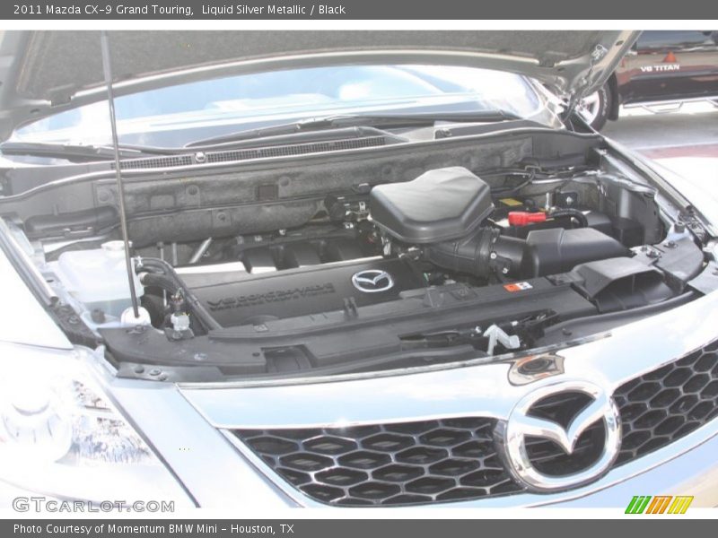 Liquid Silver Metallic / Black 2011 Mazda CX-9 Grand Touring