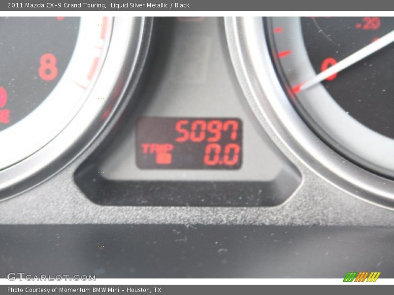 Liquid Silver Metallic / Black 2011 Mazda CX-9 Grand Touring
