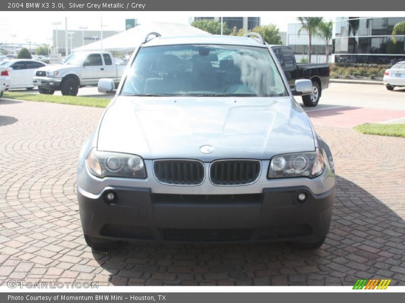 Silver Grey Metallic / Grey 2004 BMW X3 3.0i